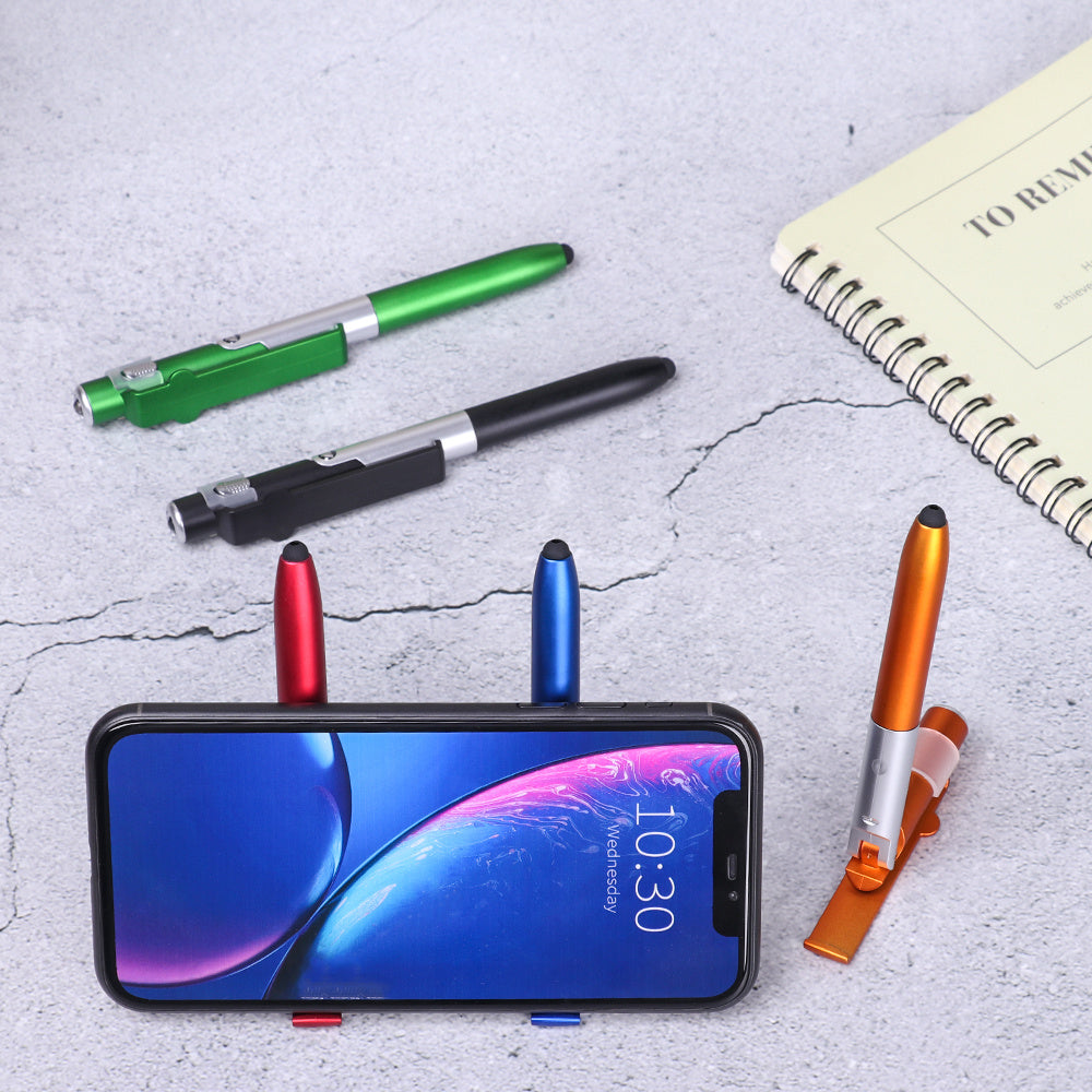 4-in-1 folding light pen mobile phone holder - 图片 1