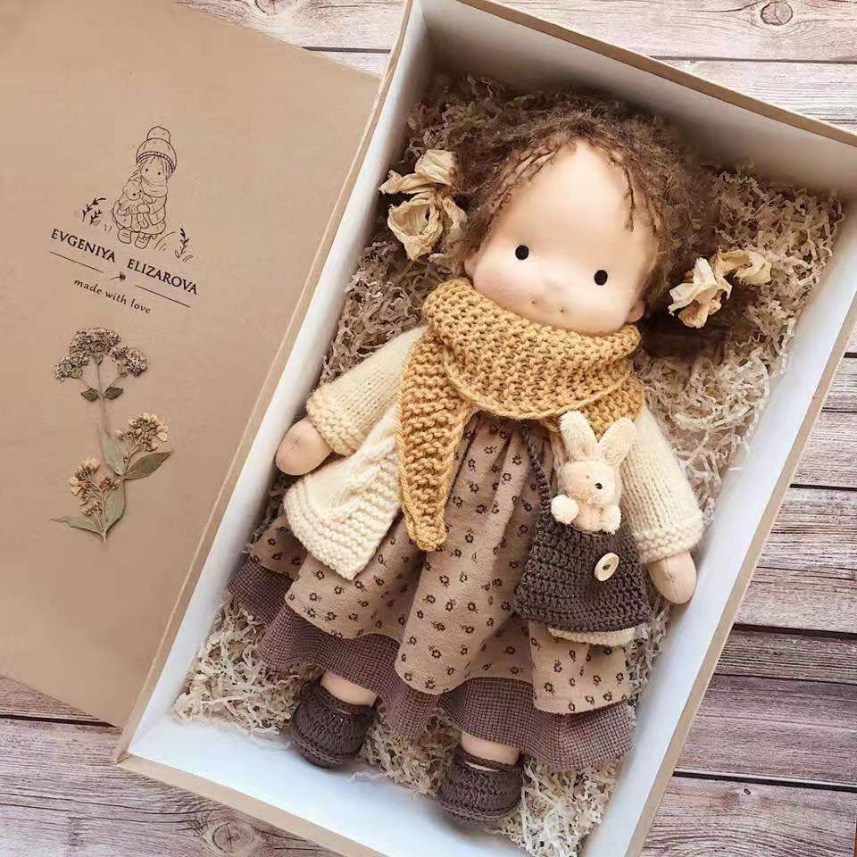 Handmade Plush Doll Golden Curly Girl Finished Product 642ef48c 772a 4bf4 9c50 9376d640cd1a 60f8541a 04a2 4acd befc ec1811688