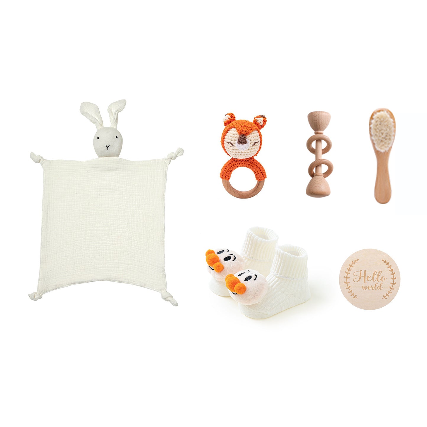 Infant Comfort Rattle Rabbit Bath Towel Gift Set 642fa0a9 6dee 44f3 919f e8b619da0bce