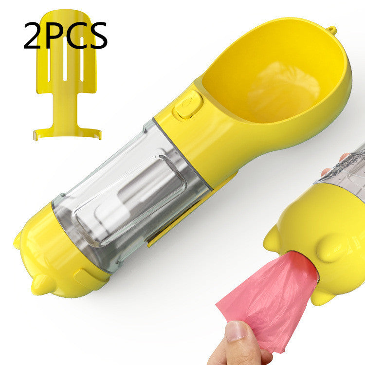 Pet Water Bottle Feeder Bowl Garbage Bag Storage Portable Pet Outdoor Travel 3 In 1 Dog Water Bottle 6446500d 8ec3 48bc 8513
