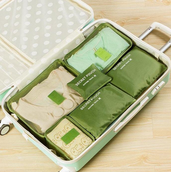Durable Waterproof Nylon Packing Cube Travel Organizer Bag 6496122670582