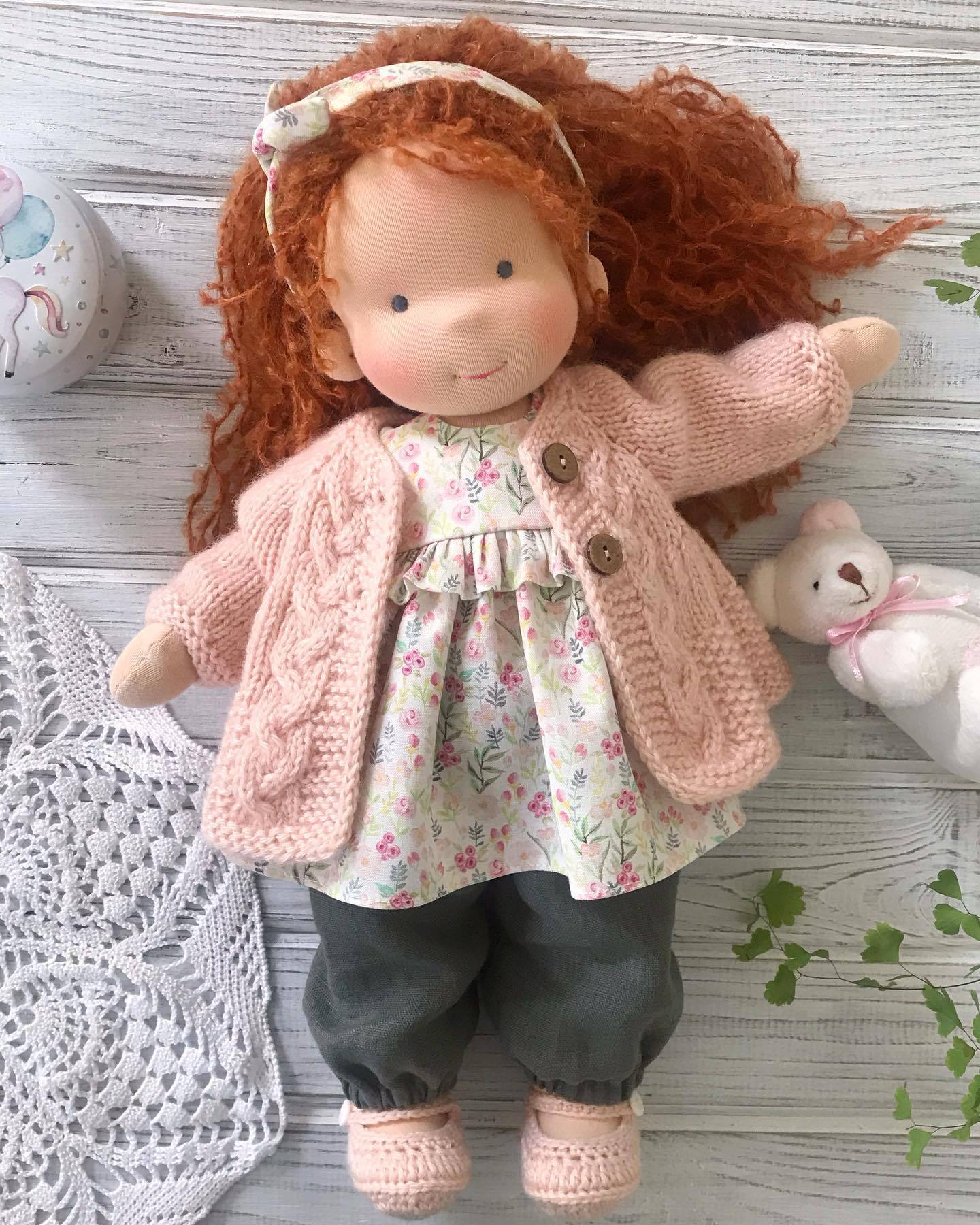 Waldorf Handmade Plush Doll Children's Toy 64ae92ee c3fe 4706 84da 46f1dac8ff56
