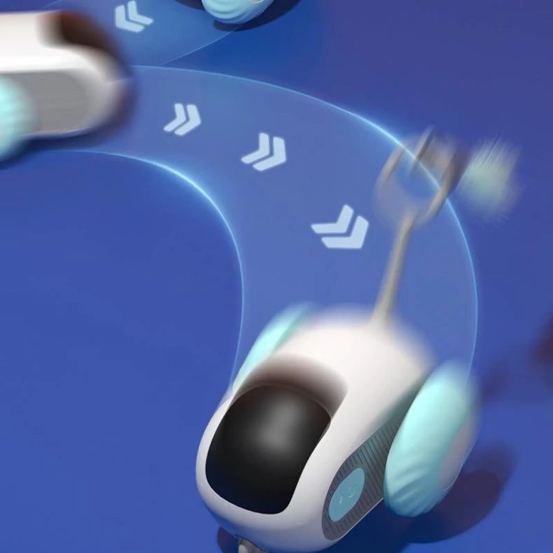 Remote Control Interactive Cat Car Toy USB Charging Chasing Automatic Self-moving Remote Smart Control Car Interactive Cat To