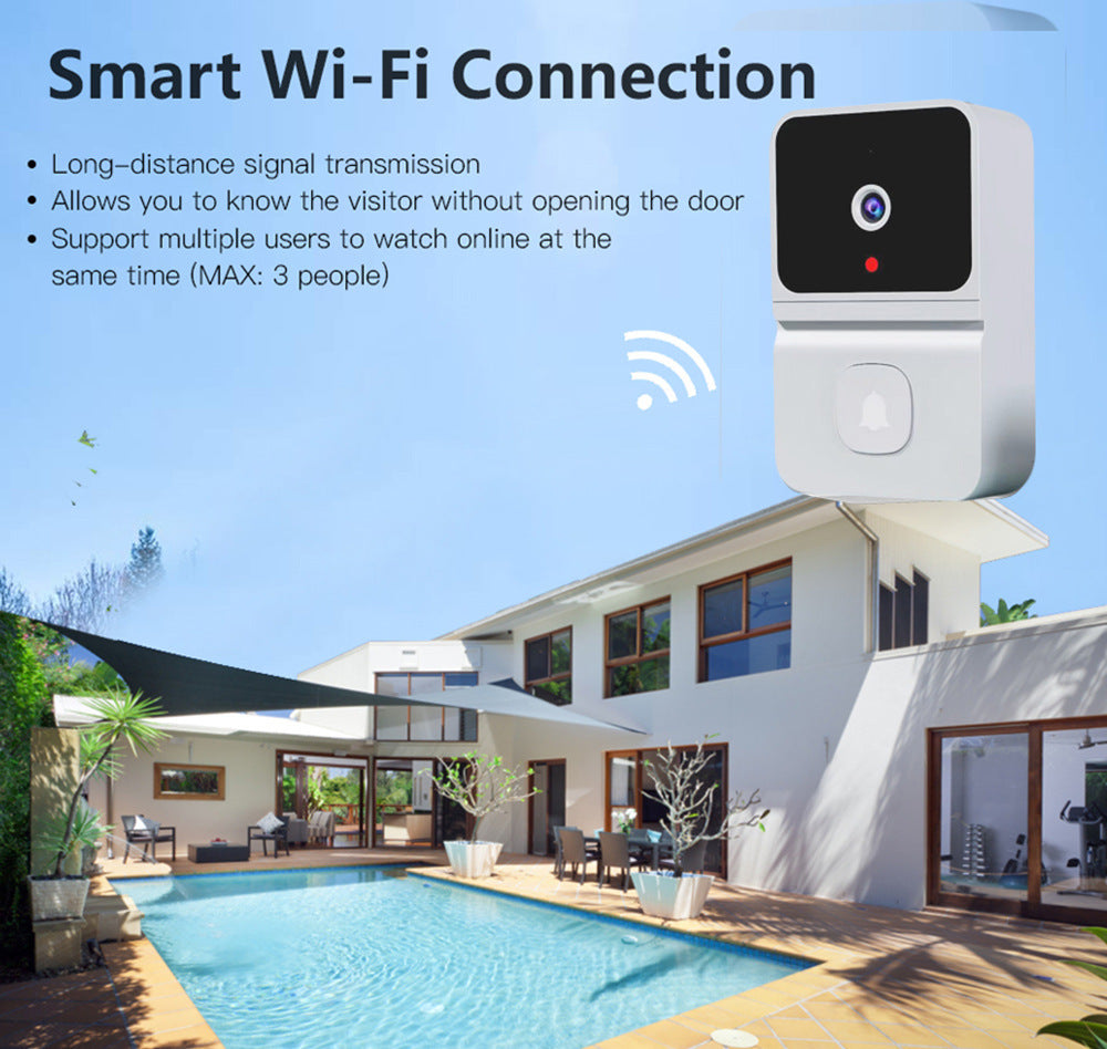 Z30 Intelligent Visual Doorbell Dingdong High Definition Surveillance Video Intercom 64d5f5f4 cac2 4c54 ae41 d06db36cf036