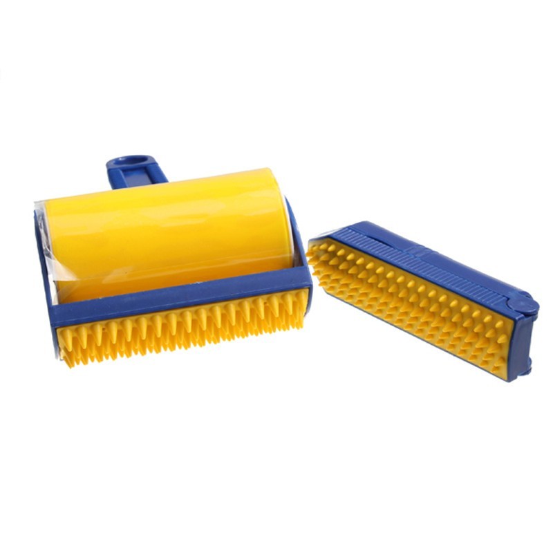 Reusable Sticky Tool Picker Cleaner Lint Roller Pet Hair Remover Brush Clothing Carpet Furniture 6541705281112