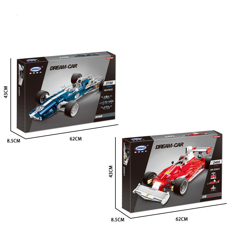 Creative Technology Blue Racing Car Assembling Building Blocks Toy 657c366c 3f4d 4ff2 b7cd 8297b66fd5b1