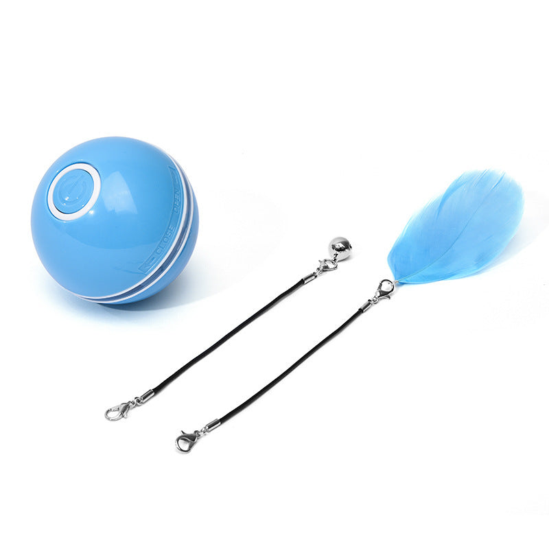 LED Laser Electronic Rolling Pet Funny Cat Toy Ball 65943441969