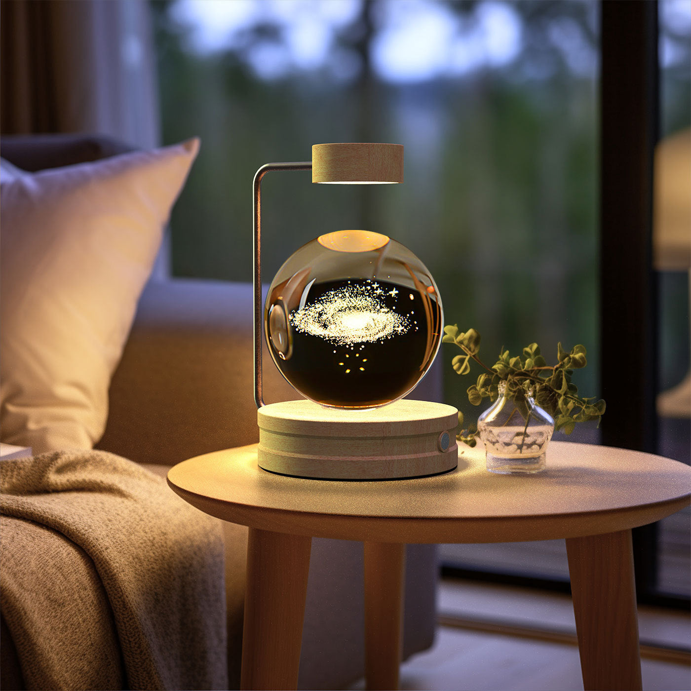 Crystal Ball Cosmic Dinosaur Indoor Night Light USB Power Warm Bedside Light Birthday Gift Night Lamp 65ecc0ff 69fb 4e69 a29f