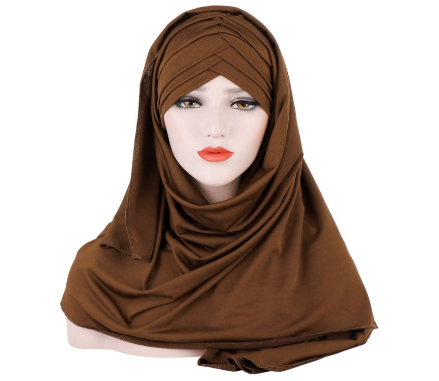 Muslim Lady Fashion Patch Hijab 661631923838