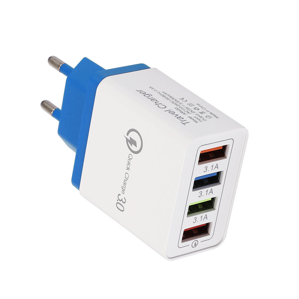USB Charger Quick Charge 3.0 4 Phone Adapter For Tablet Portable Wall Mobile Charger Fast Charger - 图片 33