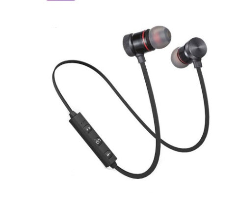 01 magnetic wireless Bluetooth headset Amazon explosion models electronic stereo headset sports Bluetooth headset - HD Wireless Product #6