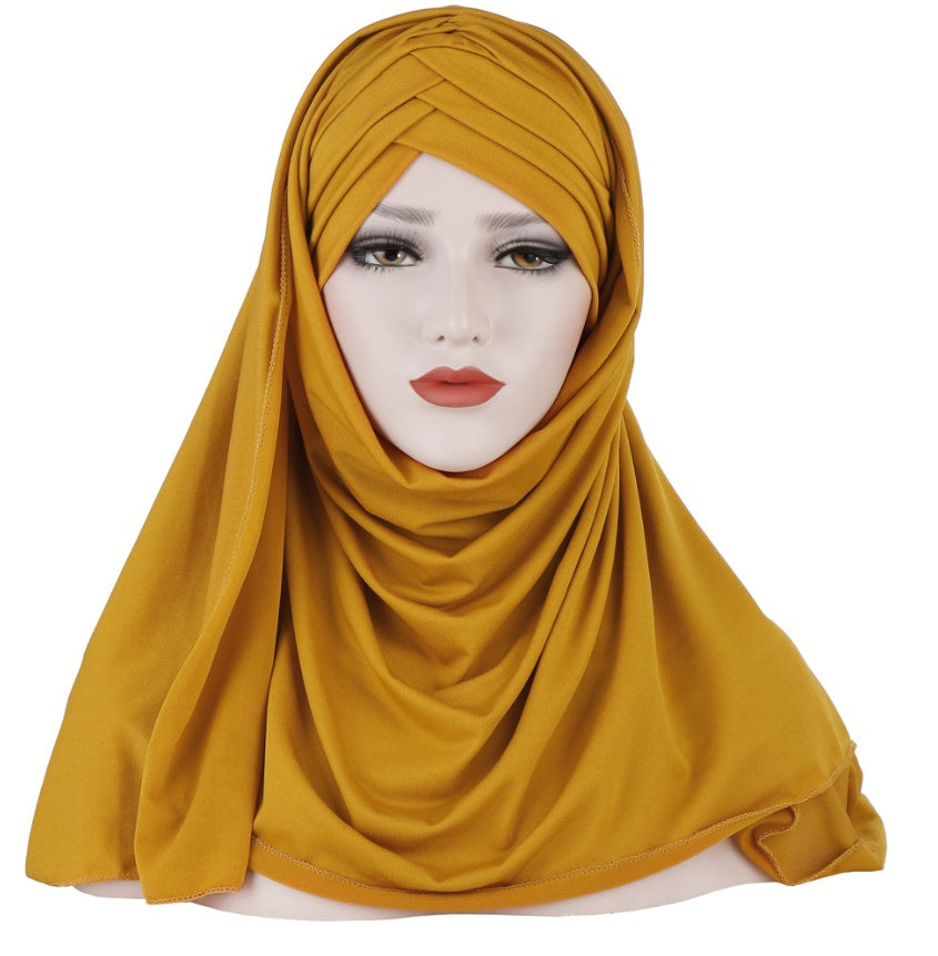 Muslim Lady Fashion Patch Hijab 665190561503