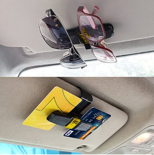 Car sun visor sunglasses clip 666245217415