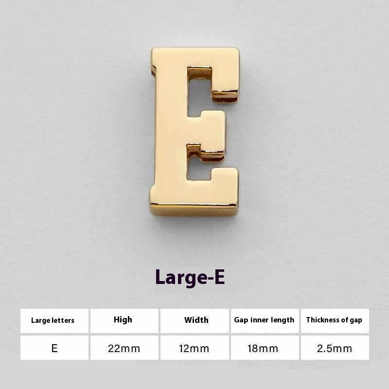 U Perforated 26 English Letters Hardware Accessories 66bf694d f9b5 4d5b b46a 30bbe866cb57 trans