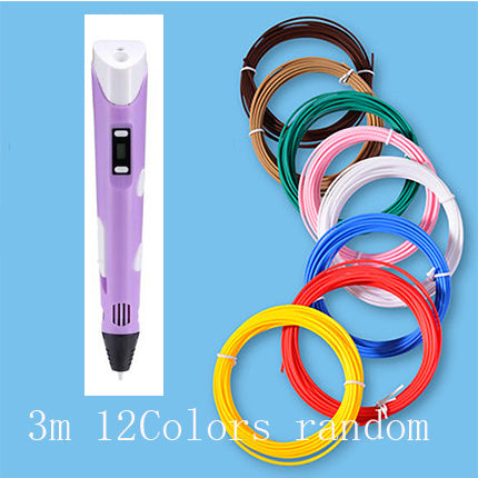 3D print pen 3D pen two generation graffiti 3D stereoscopic paintbrush children puzzle painting toys - 图片 31