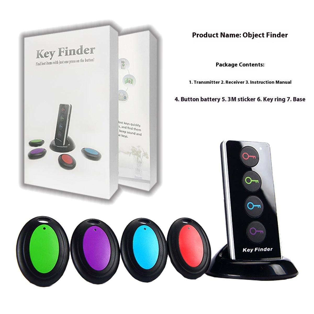 Wireless Key Locator One-to-four Locator 6739486b 5064 41e4 aac7 f6e16f1087ed