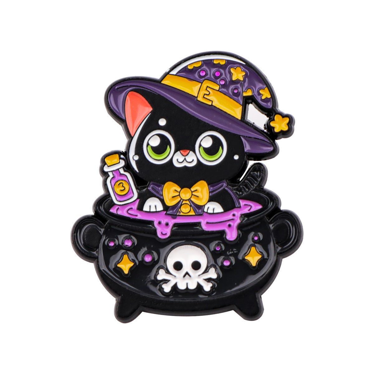 Creative Cartoon Cute Black Cat Alloy Brooch 6758349c 6330 4170 af15 d1f60206e32d