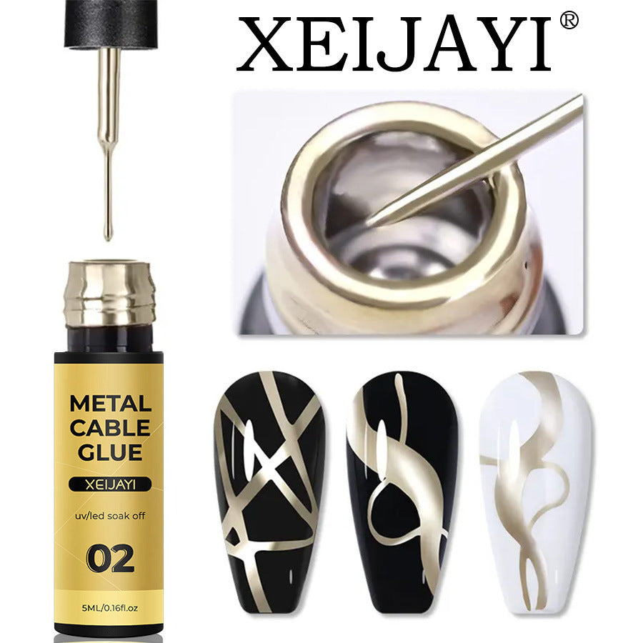 5ml Nail Metal Cable Adhesive Hoy Edge Painted - HD Wireless Product #7