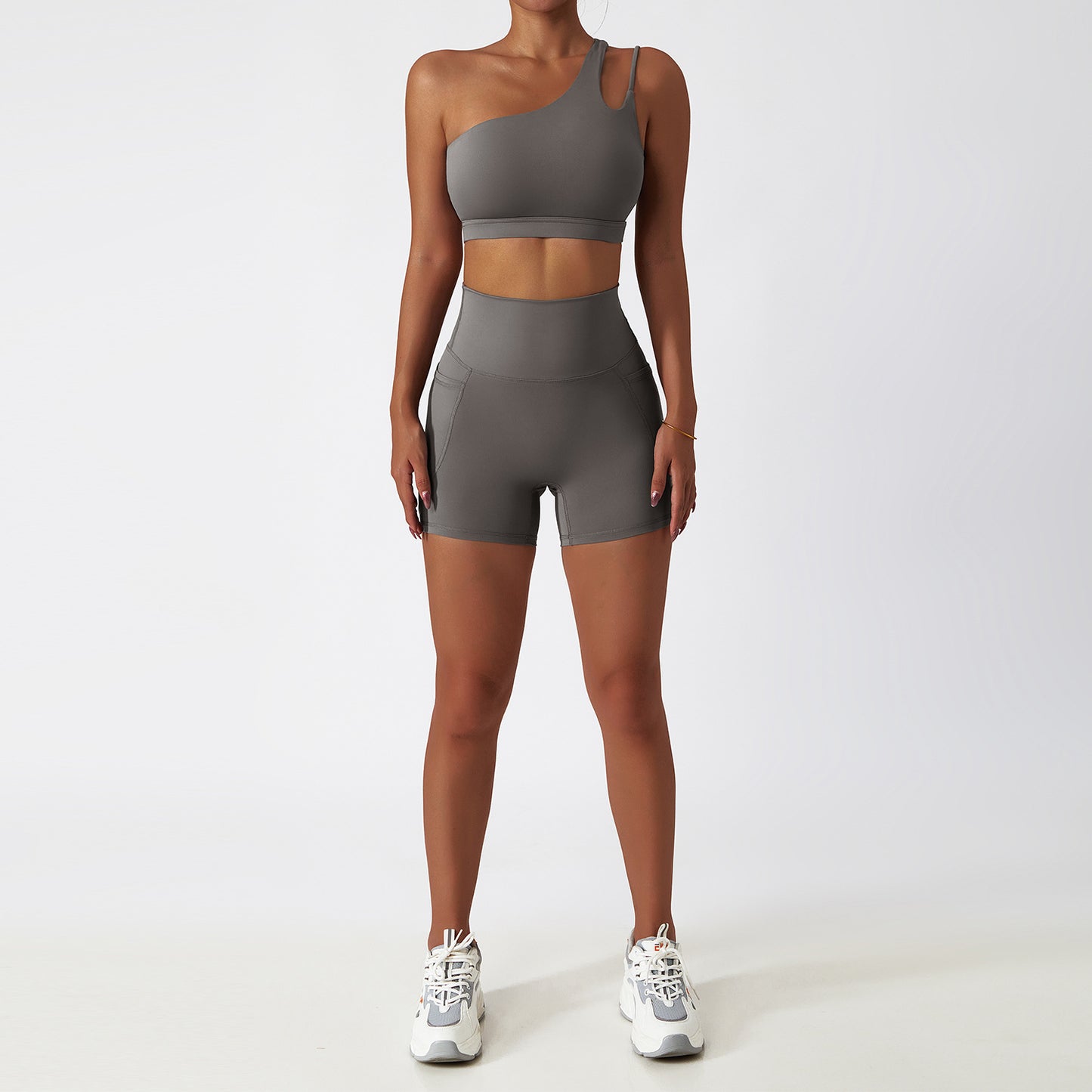Quick-drying Tight Yoga Clothing Women's Pocket Running Sports Suit 6800b1da 5a02 4779 a2de f8793a046dce