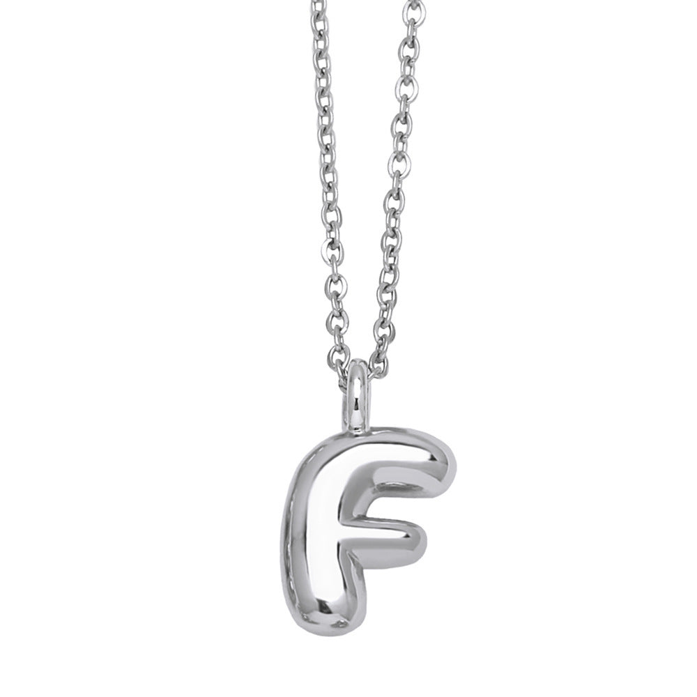 Copper Plated Gold 26 English Letters Pendant Necklace Niche Personality Clavicle Chain 6815ad63 3ede 46c0 86ac 0ee39281ad61