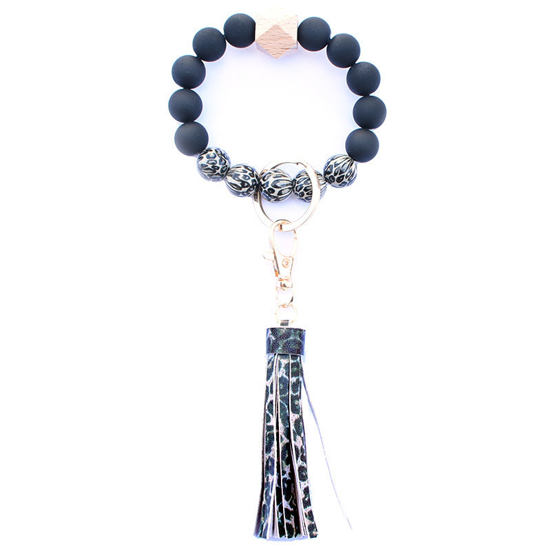 Creative Wooden Bead Bracelet Keychain 684cff34 f230 467f a699 365a37bcf8c5