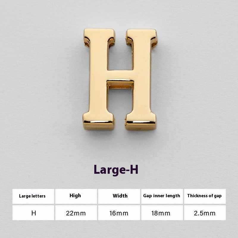U Perforated 26 English Letters Hardware Accessories 6852a8f7 ecc3 4242 b899 a9f5bef45416 trans