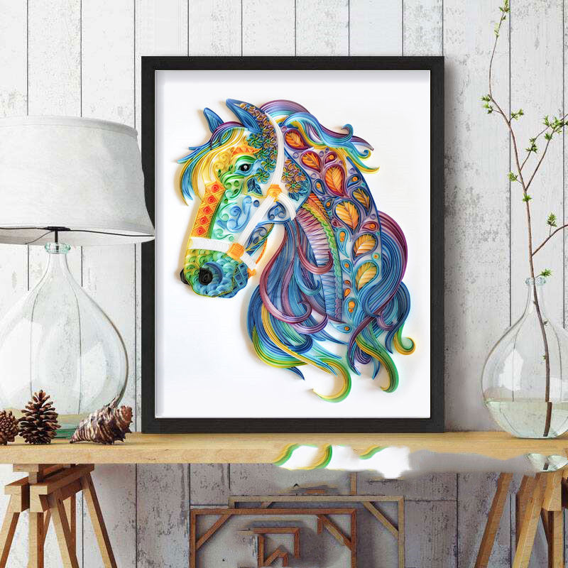 Quilted Paper Illustration Material Package Set Lobby Decoration Painting Slot 686d60b2 f87b 4a2d 8593 5a1996197b6d