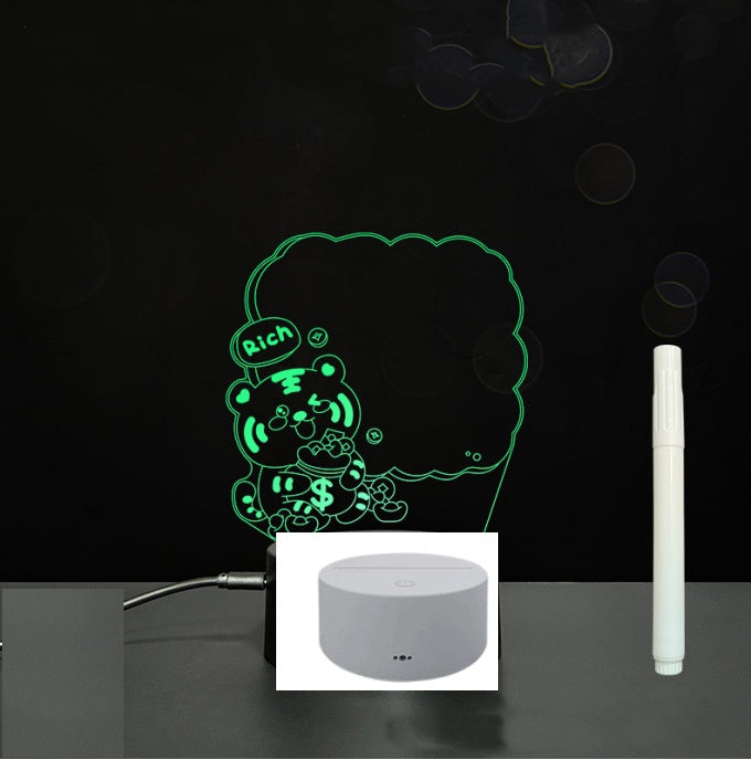3D Acrylic Board Handwriting Message Board LED Light - HD Wireless Product #60