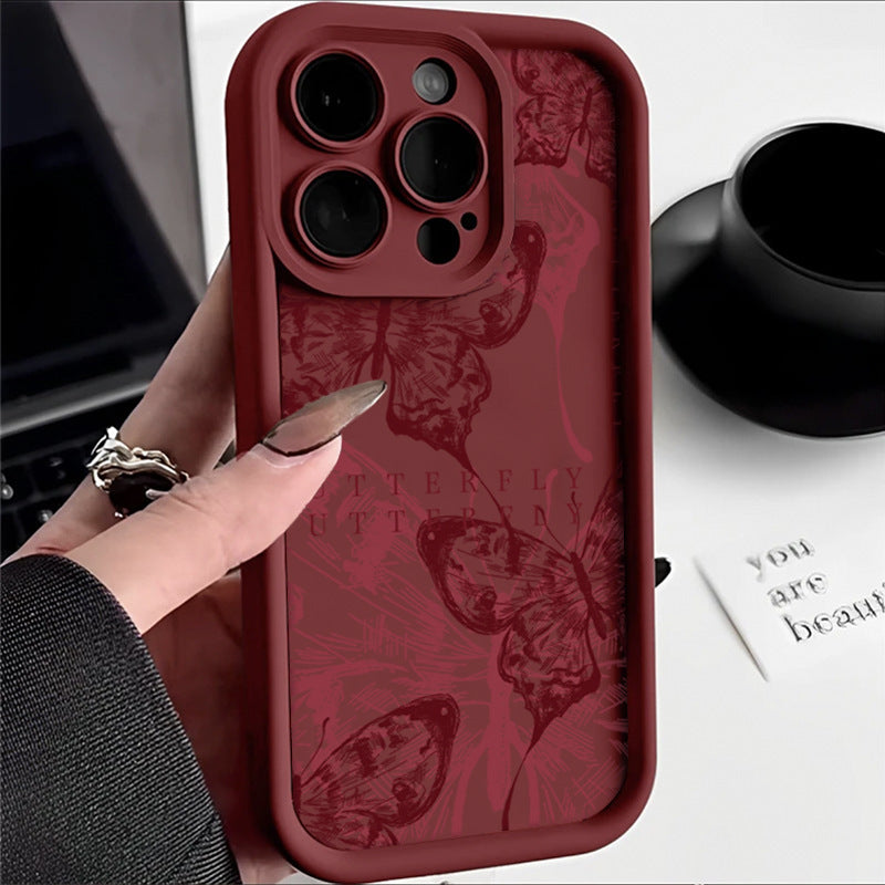 Wine Red Butterfly Fashion Girl Phone Case 6910544b d9fa 4697 b70d 5c7a3d738a99