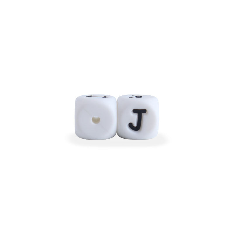 12mm Baby Products 26 Silicone English Alphabet Beads Teeth Accessories - HD Wireless Product #15