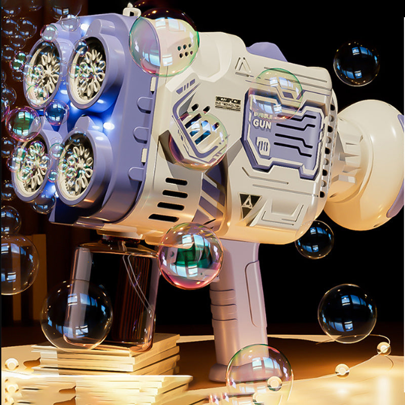 Bubble Gun Rocket Soap Bubble Machine Electric Space Launcher Continues To Produce Bubbles With LED Light 6afdb4d5 34ff 42ce