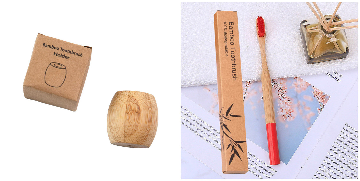 Natural bamboo handle round bamboo toothbrush 6b21a4df 0814 49ae 842f 31c7a1c43b2b