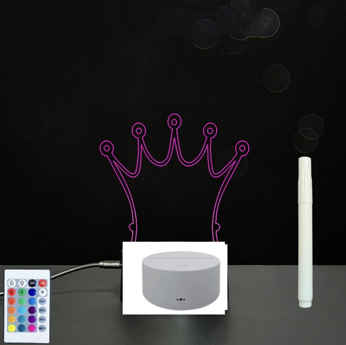 3D Acrylic Board Handwriting Message Board LED Light - HD Wireless Product #37
