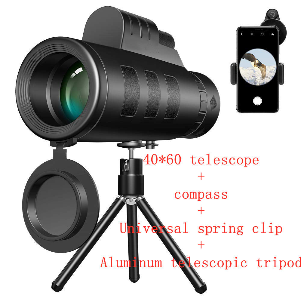 Telescope 40X60 Monocular Low Light Night Vision with Compass Mobile Phone Camera Telescope 6bce814d 4a25 4645 9099 d4fa5d477
