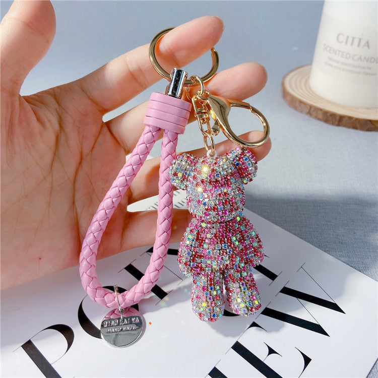 Creative Diamond Cartoon Bear Keychain 6bf55c4c f6fe 40d0 8b81 c41a22a005ce