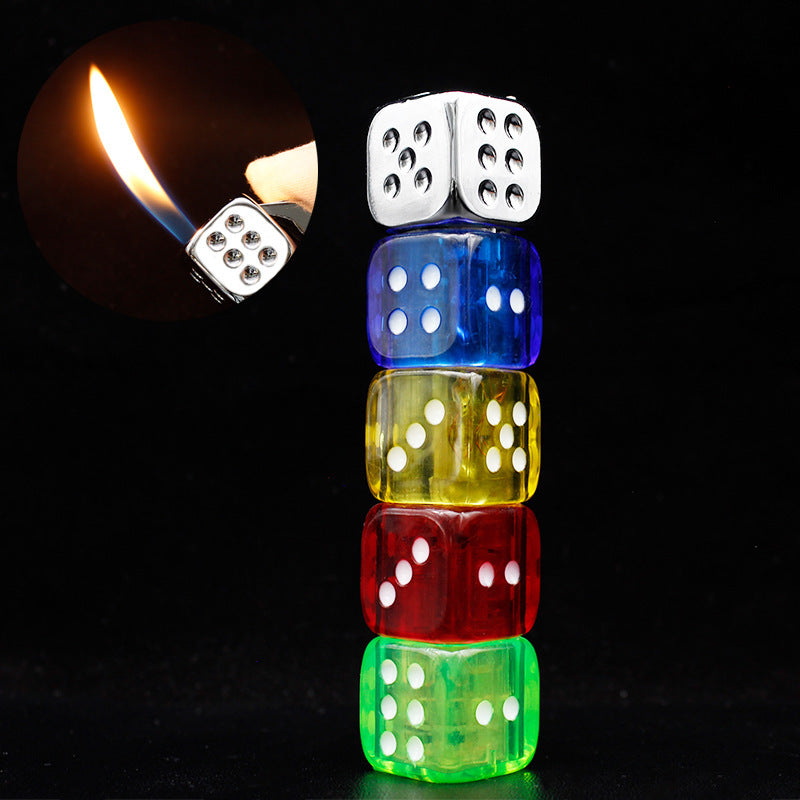 New Original Lighter Flame Creative Dice Inflatable Cigarette Lighter 6c5a393a 5b20 48da b3af a00a701401b7 cc08932d 1a39 46f0