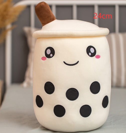 Cute Fruit Drink Plush Stuffed Soft Strawberry Milk Tea Plush Boba Tea Cup Toy Bubble Tea Pillow Cushion Kids Gift 6c6a9943 a