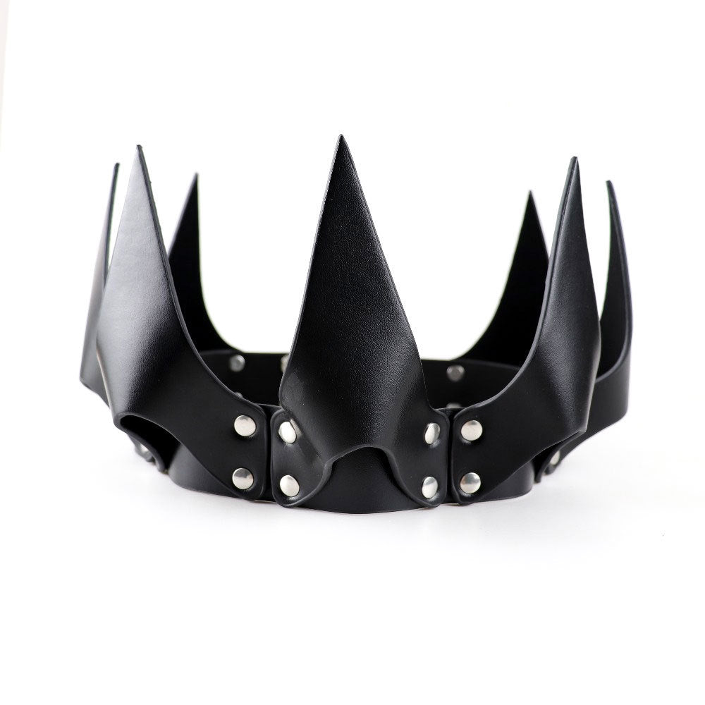Creative Leather Crown Decoration Party Headgear 6ca48727 8836 47ac b516 605913a28f00