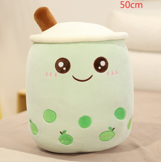 Cute Fruit Drink Plush Stuffed Soft Strawberry Milk Tea Plush Boba Tea Cup Toy Bubble Tea Pillow Cushion Kids Gift 6ca840ba a
