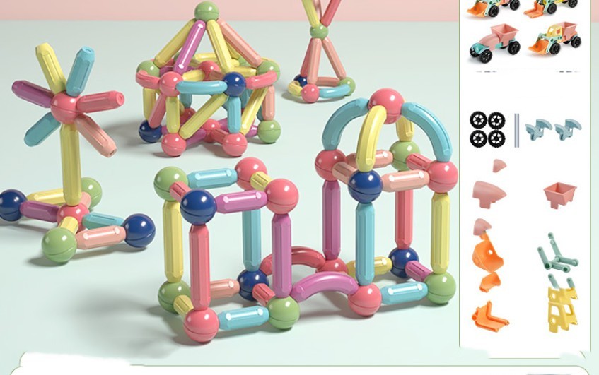 Magnetic Rod Children's Assembled Building Blocks Toys 6cd9e092 f000 404a 8575 6fb86e1b497a