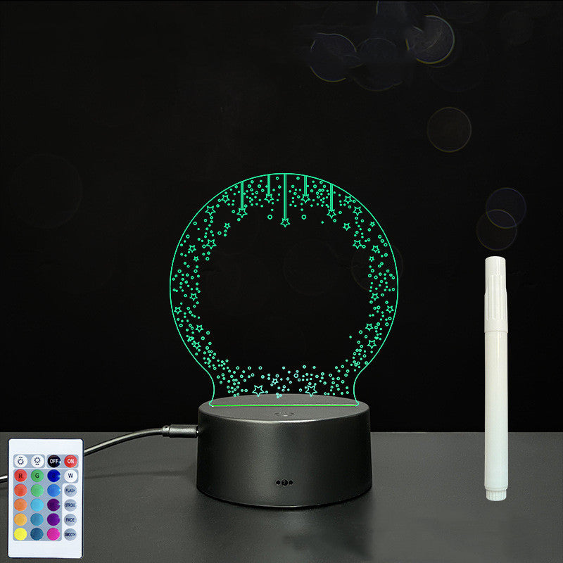 3D Acrylic Board Handwriting Message Board LED Light - HD Wireless Product #53