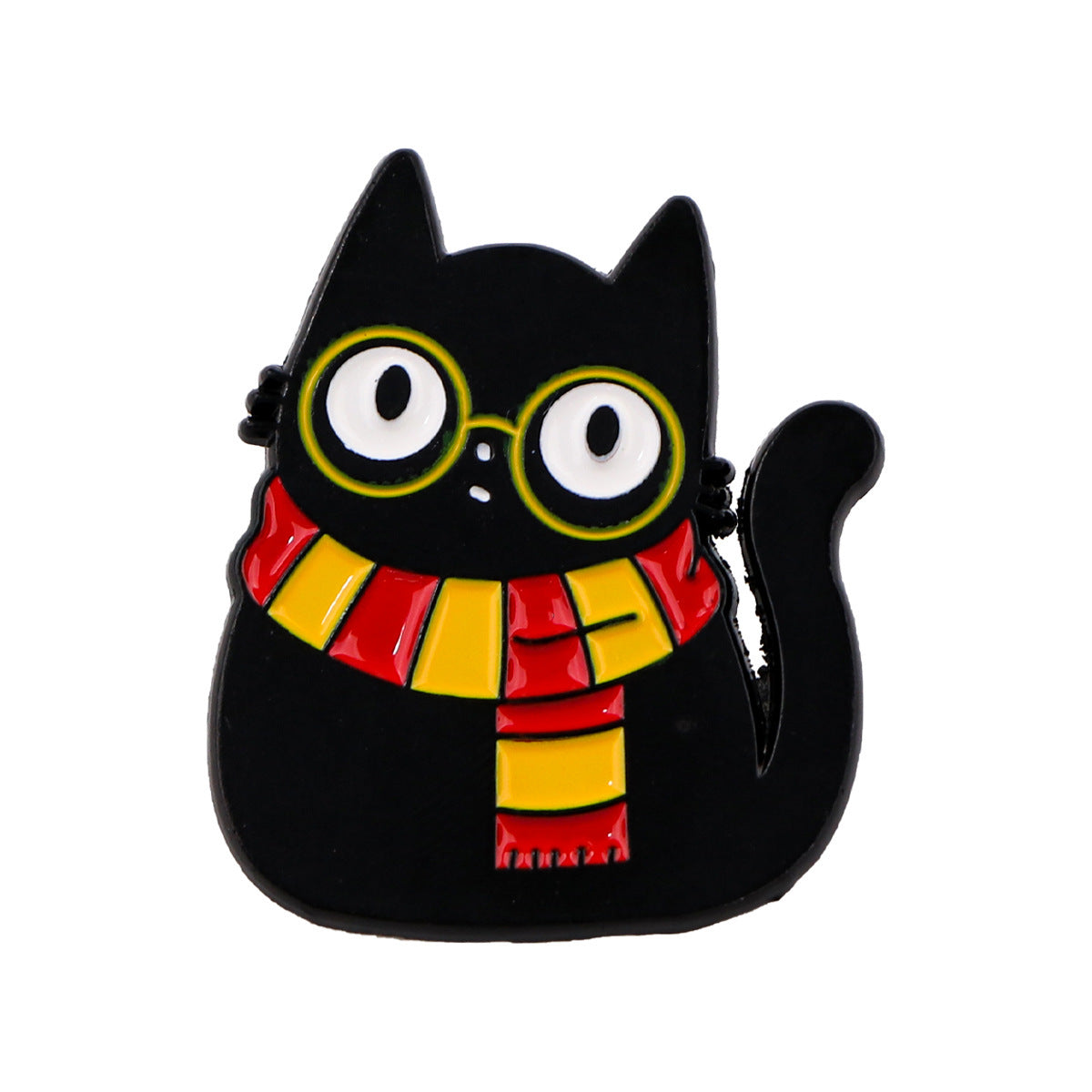 Creative Cartoon Cute Black Cat Alloy Brooch 6d0c57ed be1a 483e b25c 4be07d2cd5fb