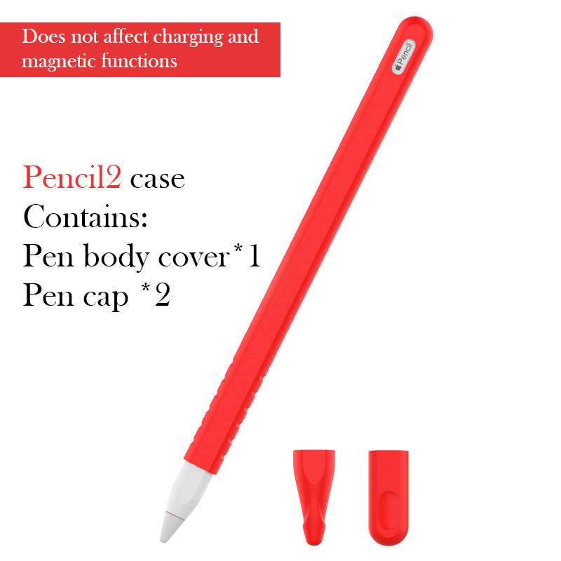 Compatible with Apple, Ipad Capacitor Pen Case II Stylus Silicone Case - 图片 3