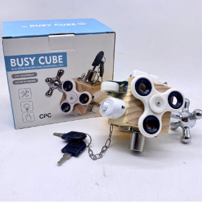 Amazon Children's Montessori Life Busy Block Baby Enlightenment Early Education Teaching Aids Educational Unlocking Toy Busy