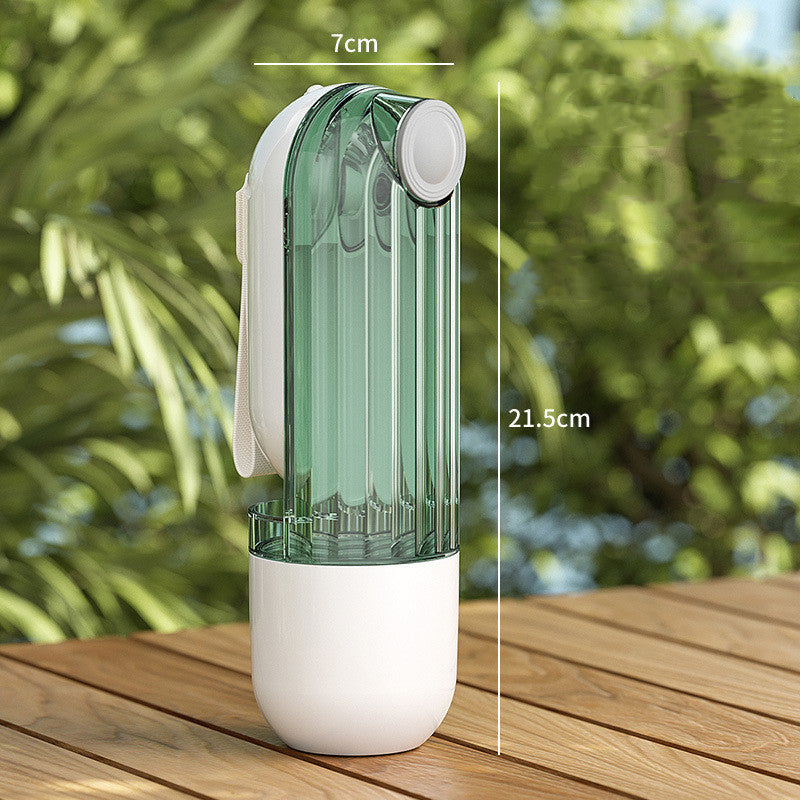 2 In 1 Pet Water Cup Segment Design Green Dog Walking Portable Drinking Cup Dog Feeding Supplies Pet Supplies Dog Walking Water Feeder Pets Products - HD Wireless Product #9