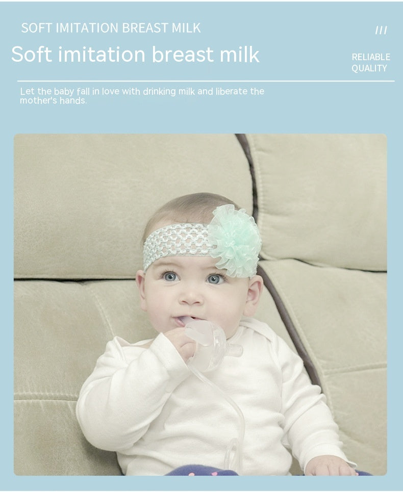 Milk-like Weaning Separated Long Straw Baby Bottle 6e7d58fd 0002 4ab5 b66d 03f16634922f