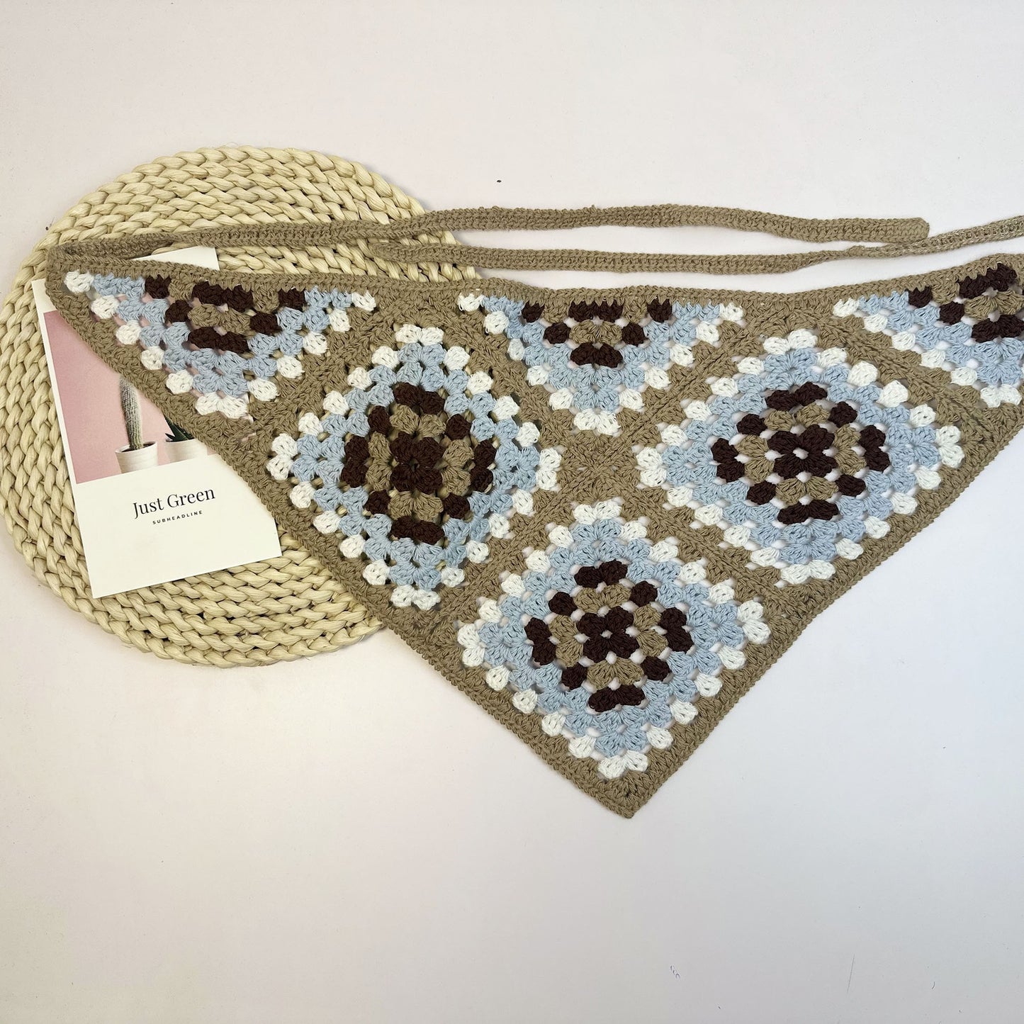 All-matching Triangular Binder Knitted Hair Band 6e99b016 e503 4c76 b5e6 30fb530e584c