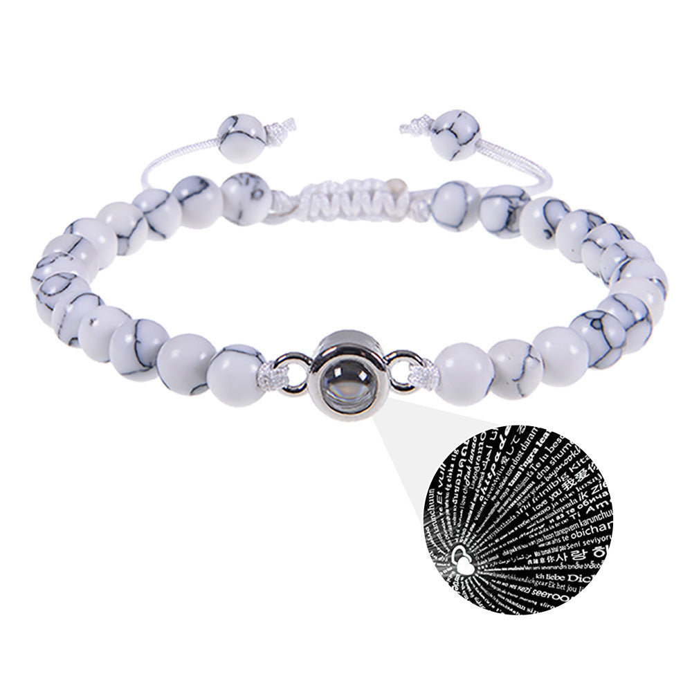 100 Languages Projection Bracelet Frosted - HD Wireless Product #8