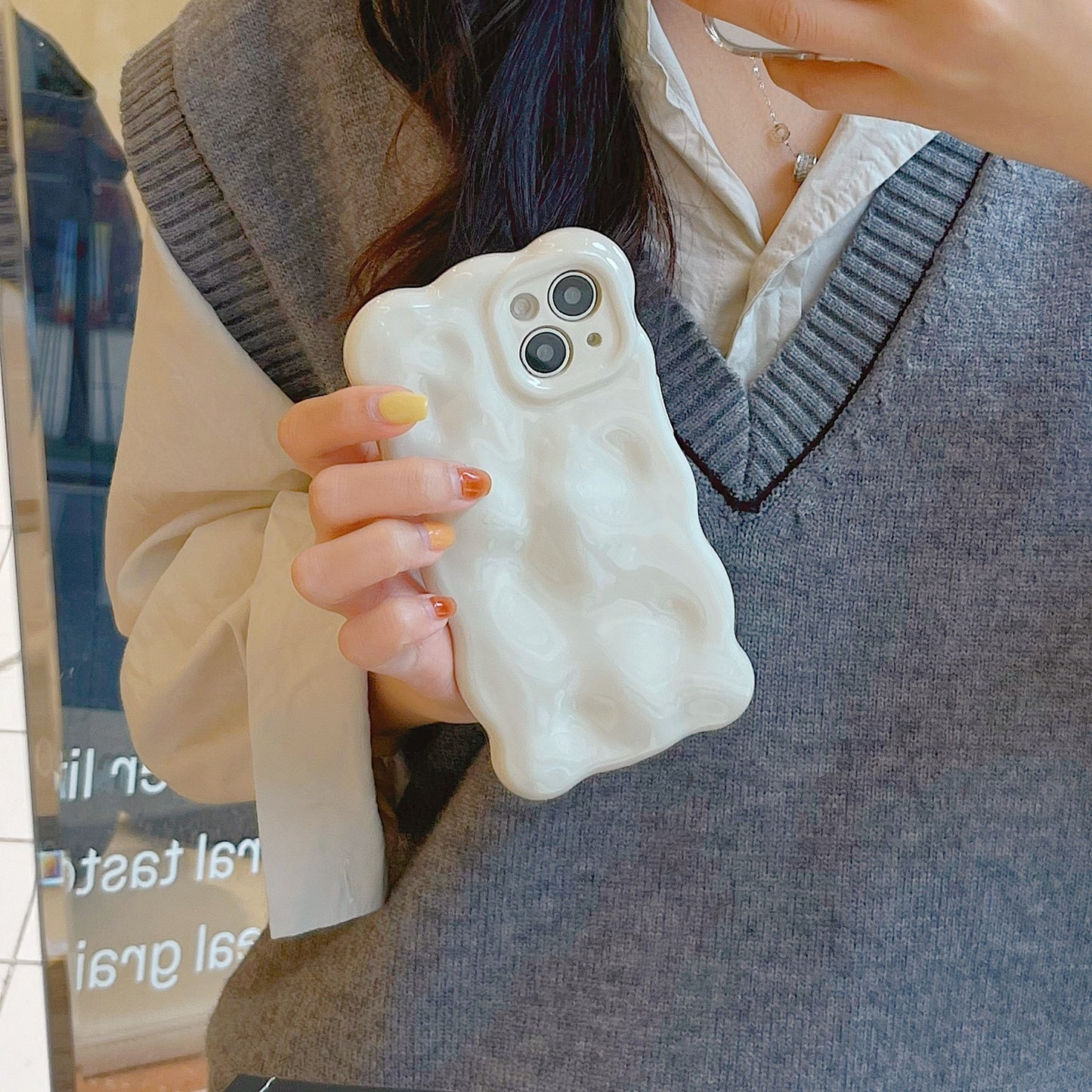 New Irregular Meteorite Pattern Phone Case Solid Color 6f2cabbd 25f0 468f a716 0feb1f2eb140