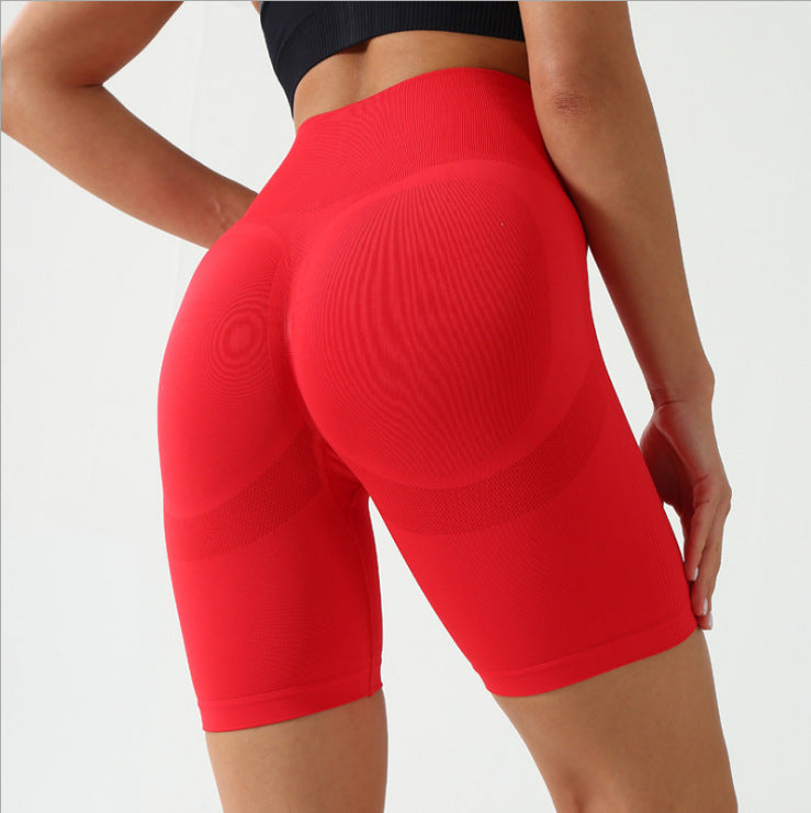Women's Fashion Stretch Hip Lift High Waist Tight Quick-drying Shorts 6f619203 95d2 4b64 b287 722c63c0b8ef